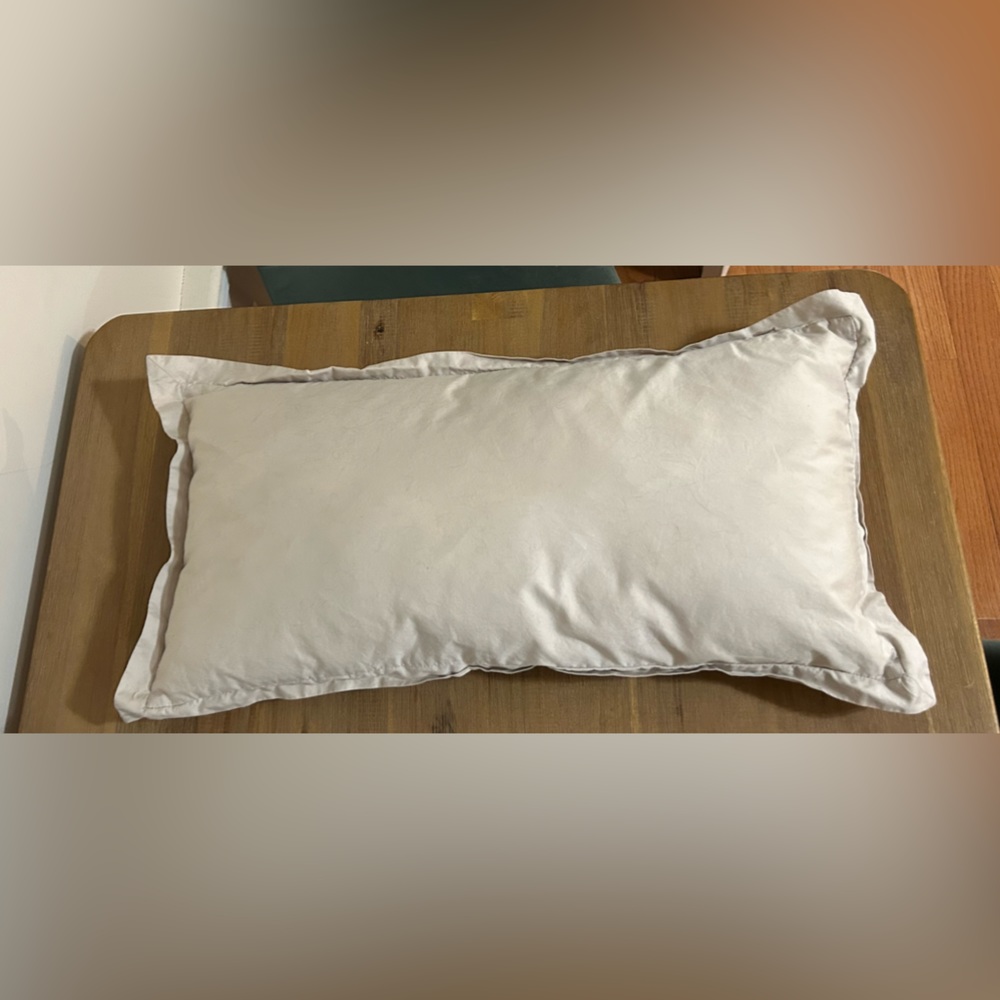 Crane and Canopy Dove Grey Throw Pillow